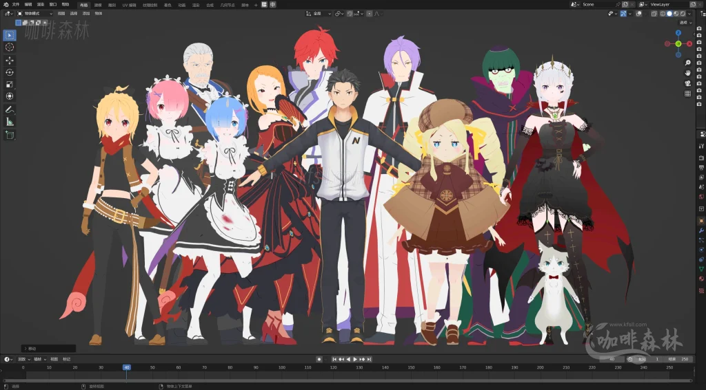 MMD&模型《从零开始的异世界生活》FBX角色动画模型资源大全20250619183609913 watermarked_re0模型合集 75 1024x567.webp25 20250619183609913-watermarked_re0模型合集 (75)