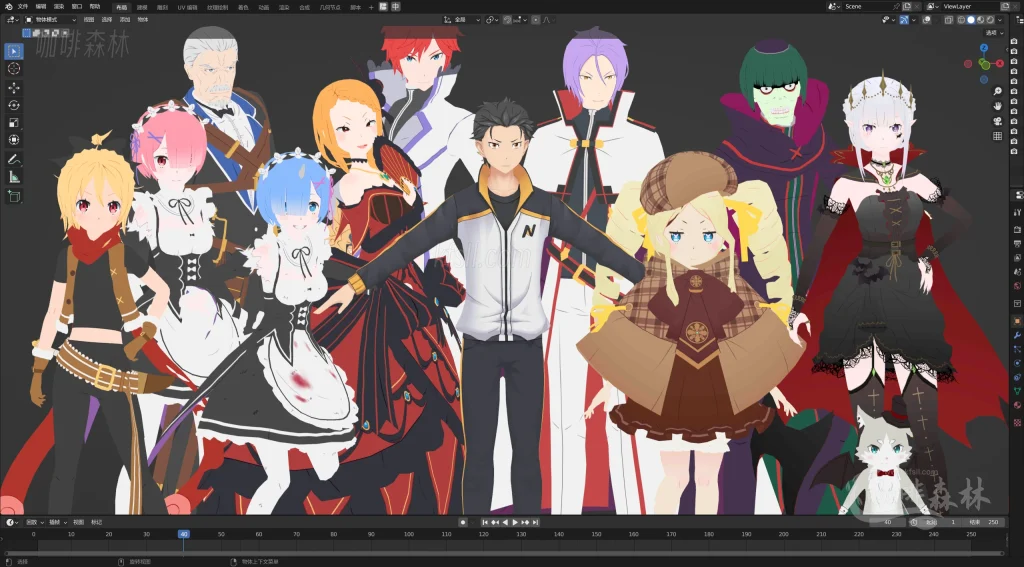 MMD&模型《从零开始的异世界生活》FBX角色动画模型资源大全20250619183613990 watermarked_re0模型合集 76 1024x567.webp24 20250619183613990-watermarked_re0模型合集 (76)