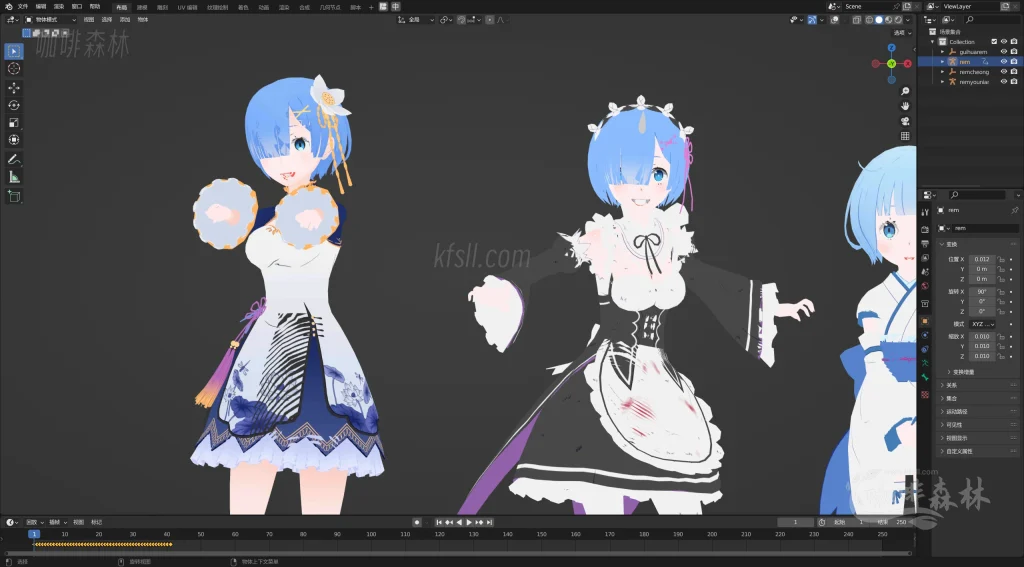 MMD&模型《从零开始的异世界生活》FBX角色动画模型资源大全20250619183617231 watermarked_re0模型合集 2 1024x567.webp7 20250619183617231-watermarked_re0模型合集 (2)