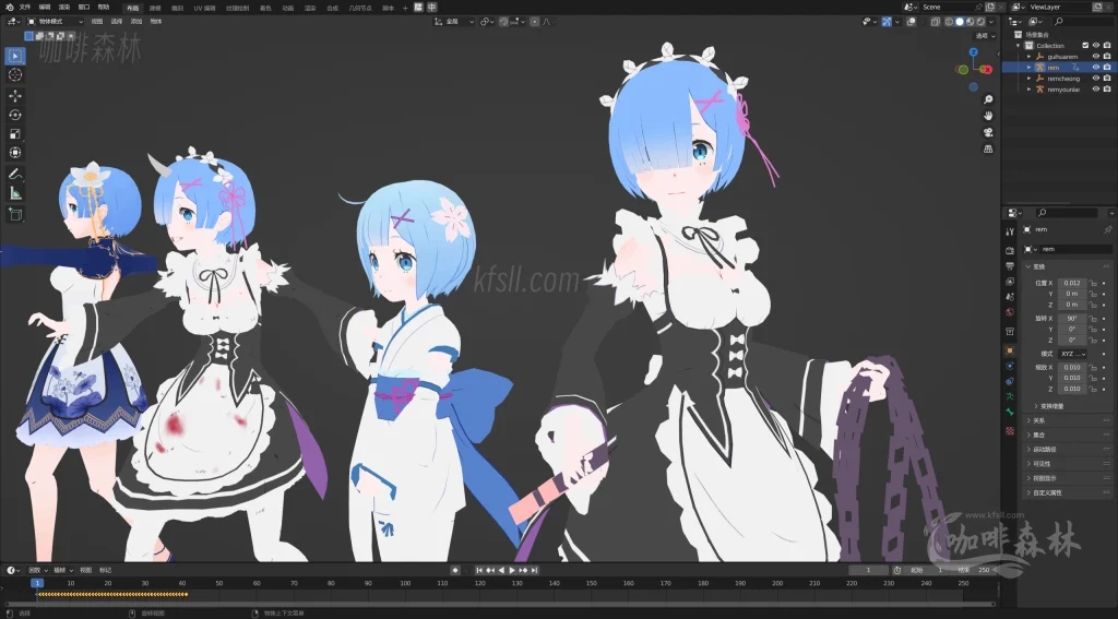 MMD&模型《从零开始的异世界生活》FBX角色动画模型资源大全20250619183624760 watermarked_re0模型合集 5 1024x567.webp4 20250619183624760-watermarked_re0模型合集 (5)