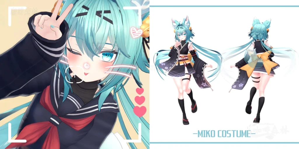 MMD&模型「竜胆 RINDO」|超高精度VRC专用虚拟角色资源|全身追踪+Phys Bone+lilToon20250722185016654 鬼胆 4 1024x512.webp1 20250722185016654-鬼胆 (4)