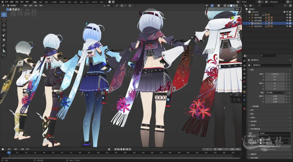 MMD&模型《卡拉彼丘》MMD模型超全整合包分享｜超70+角色模型+多主题皮肤+联动限定！20251224140224993 watermarked_klbq1220 9 1024x566.webp9