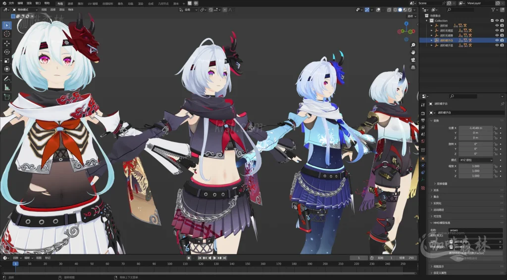 MMD&模型《卡拉彼丘》MMD模型超全整合包分享｜超70+角色模型+多主题皮肤+联动限定！20251224140225408 watermarked_klbq1220 10 1024x566.webp8