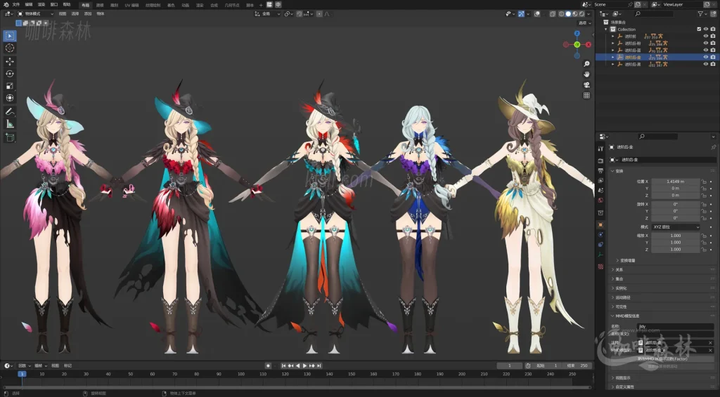 MMD&模型《卡拉彼丘》MMD模型超全整合包分享｜超70+角色模型+多主题皮肤+联动限定！20251224140230598 watermarked_klbq1220 13 1024x566.webp5