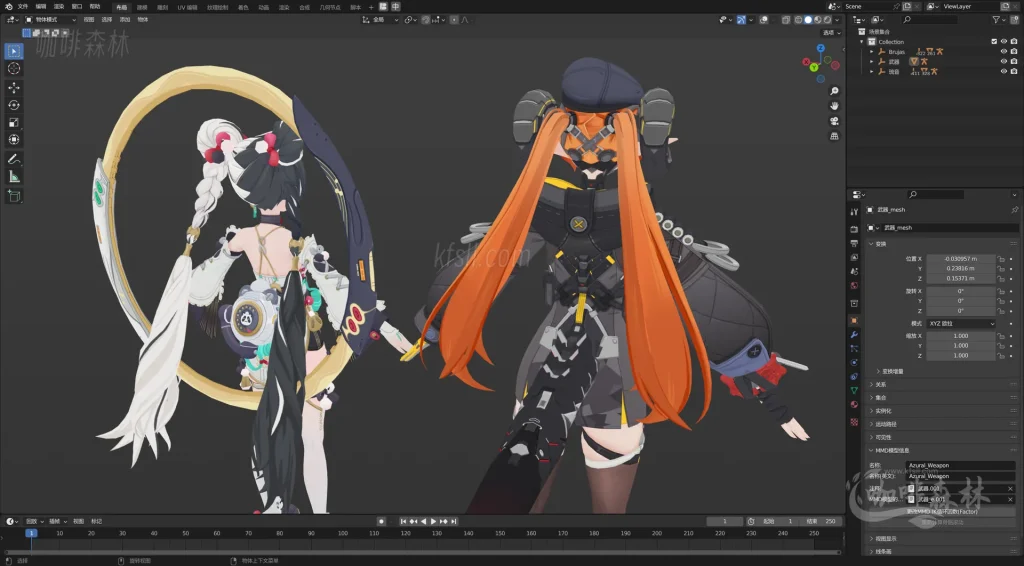 MMD&模型【绝区零MMD】模型整合包下载 | 多角色支持，动画创作必备资源20251226145059167 watermarked_zzzmmd 6 1024x566.webp8